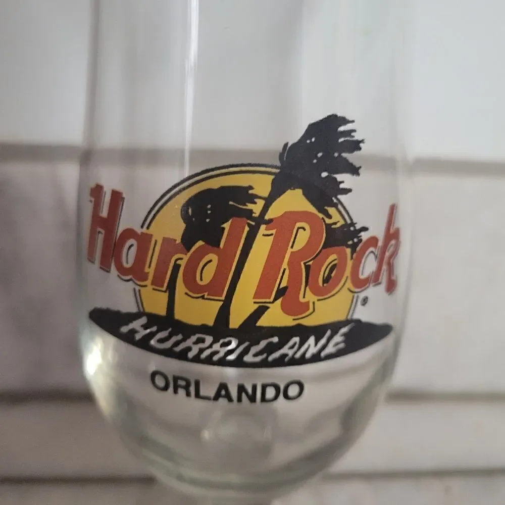 HARD ROCK CAFE ORLANDO Hurricane Glass (Original Edition)